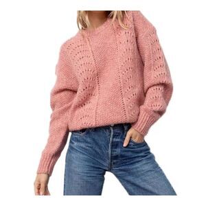 Rails Pink Crew Neck Sweater